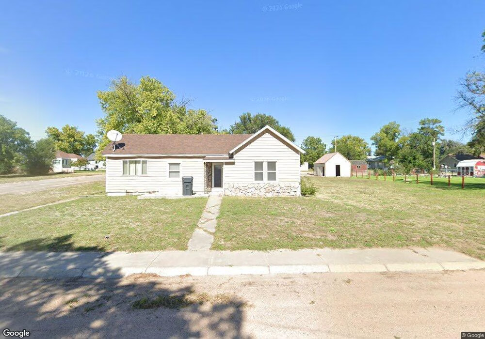 Front exterior of 802 Bates Boulevard in Lodgepole, Nebraska